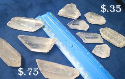 Quartz/Clear, Natural Points