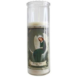 Candle, Glass Jar Wishing Ange