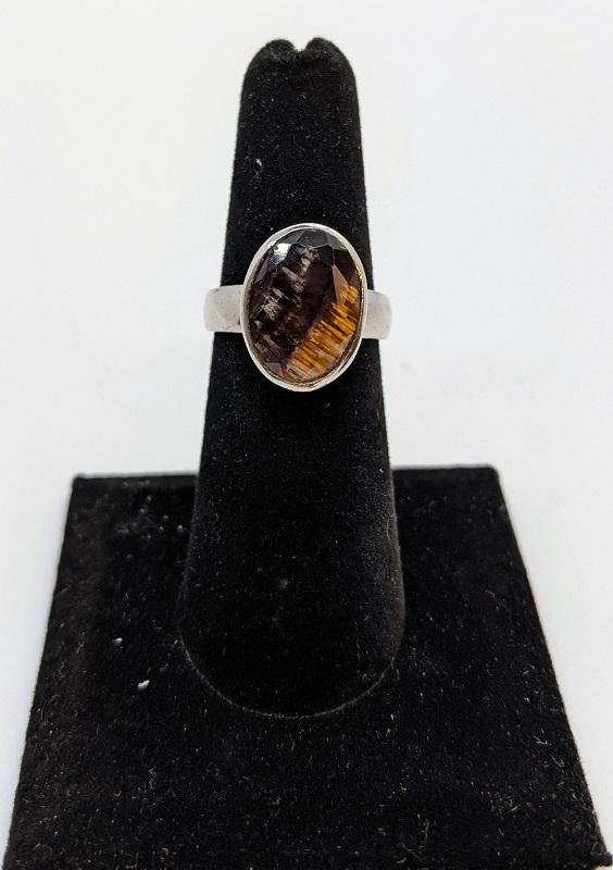 Ring, Amethyst Cacoxenite