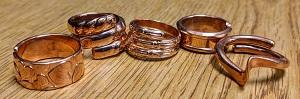 Ring, Copper Band, Asstd. Styl