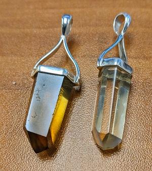 Pendant, Citrine Point, SS