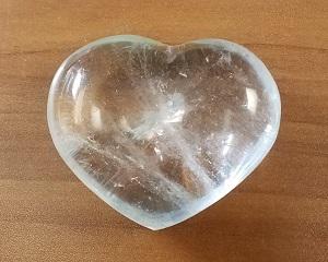 Heart, Quartz/Clear 1.5in.