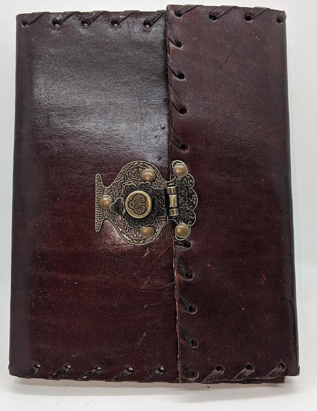 Journal, Leather w-Metal Snap