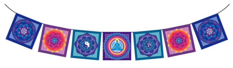 Flag, Meditation Mandala - ForHeavenSake