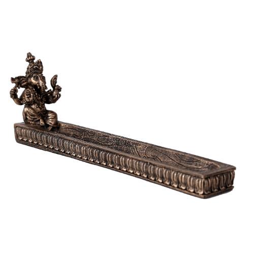 Ganesh Holding Rope and Axe Incense Tray