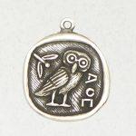 Pendant, Nirvana Inspiration - Assorted symbols in pewter