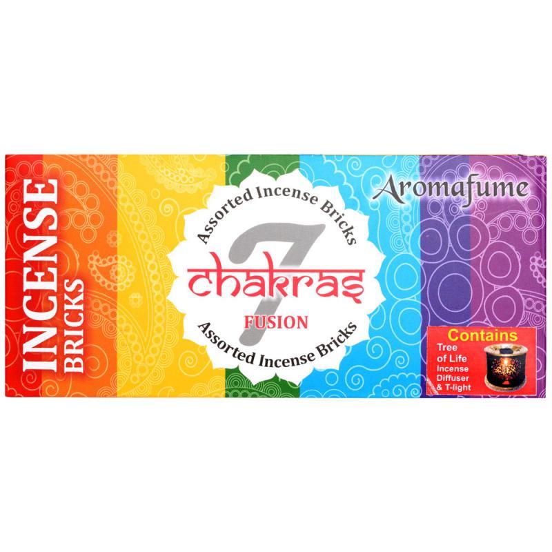 IH, 7 Chakra Aromafume w-Assorted Fragrance Bricks