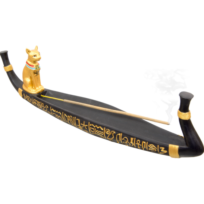 Incense Holder, Bastet Cat Tray