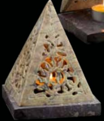 Candle Holder, Pyramid IVY Tealight