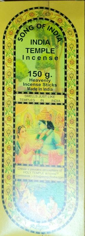 Incense, India Temple 150g Sticks - ForHeavenSake