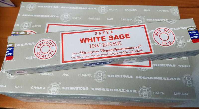Incense, Satya White Sage 15gr Sticks