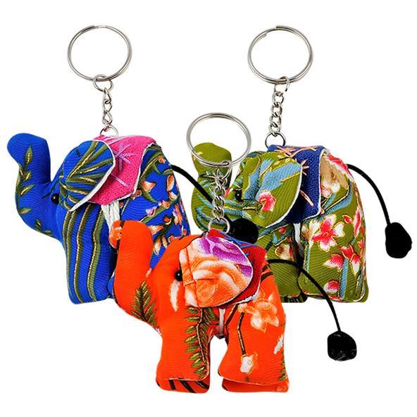 Keychain, Lucky Elephant Asst. Colors