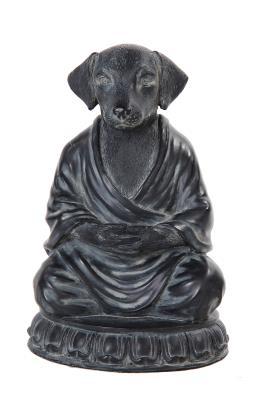 Meditating Dog Figurine