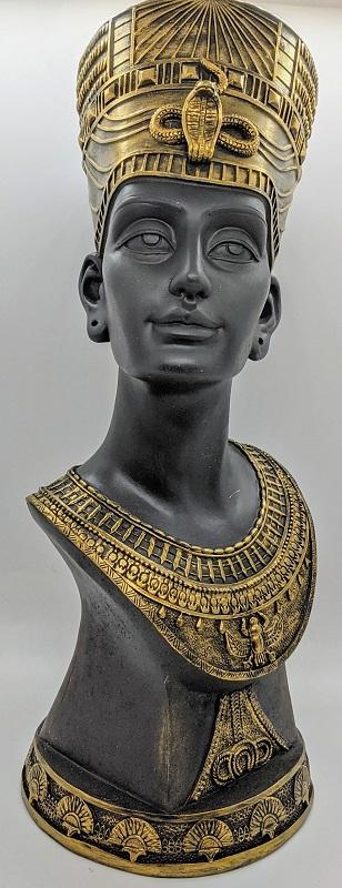 Nefertiti, Egyptian Queen Bust  14in. H.