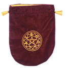 Pouch, Velvet 6 x 8 Sigilum Tarot Bag - Burgundy