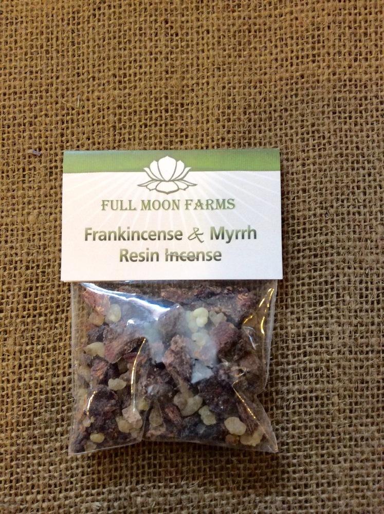Resin, Frankincense & Myrrh Incense 1 oz. Bag