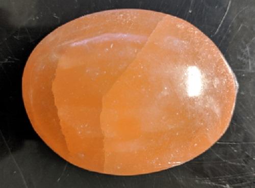 Selenite/Orange Palm Stone