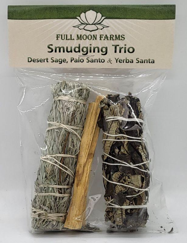 Smudging Trio Desert Sage, Palo Santo and Yerba Santa
