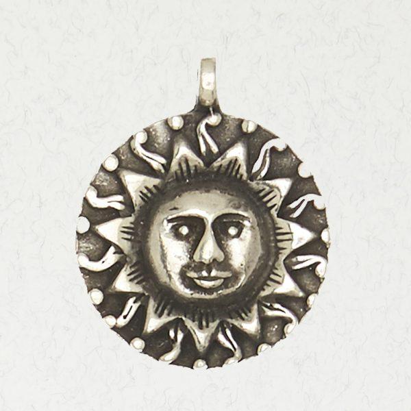 Pendant, Nirvana Inspiration - Assorted symbols in pewter