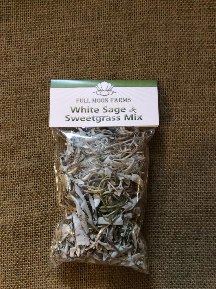 White Sage & Sweetgrass Mix 1oz. Bag