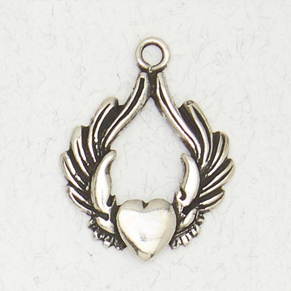 Pendant, Nirvana Inspiration - Assorted symbols in pewter