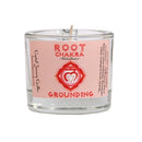 Candle Votive, Chakra Soy 2.25 diameter x 2.5 tall Clear Glass Jar - ForHeavenSake